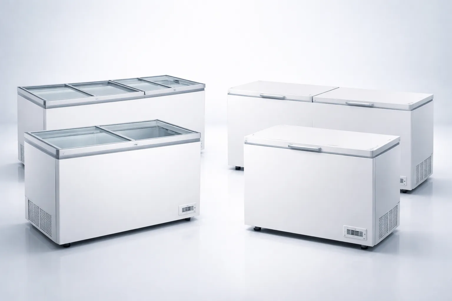 Energy efficient chest freezers supplied by deep freezer dealers and deep freezer exporter in UAE